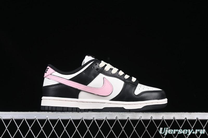 Nike SB Dunk Low Butterfly Bow Black White Pink Low-Top Casual Skate Shoes - BP1220-009