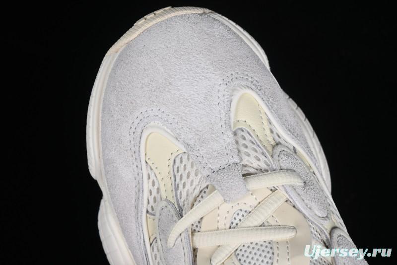 Adidas Yeezy 500 Bone White Casual Running Shoes - FV3573