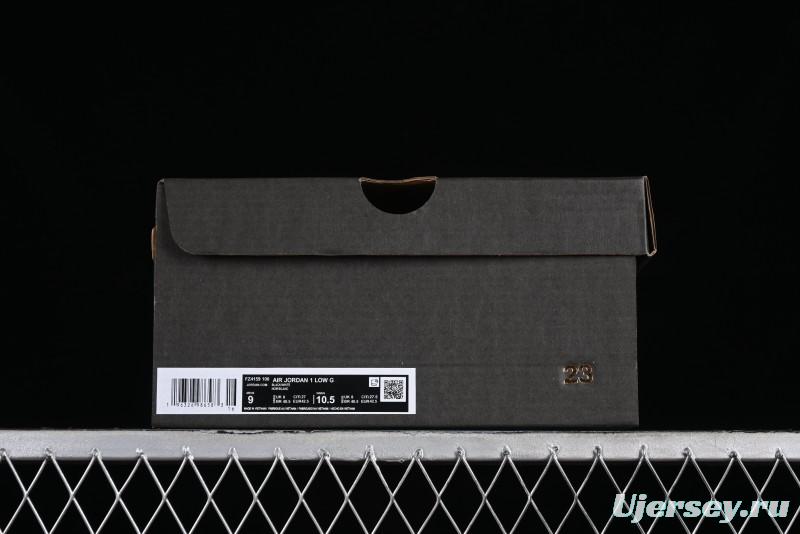 Nike Air Jordan 1 Low Golf AJ1 Retro Golf Shoes with Laser Patent Leather and Double Hook Design - FZ4159-100