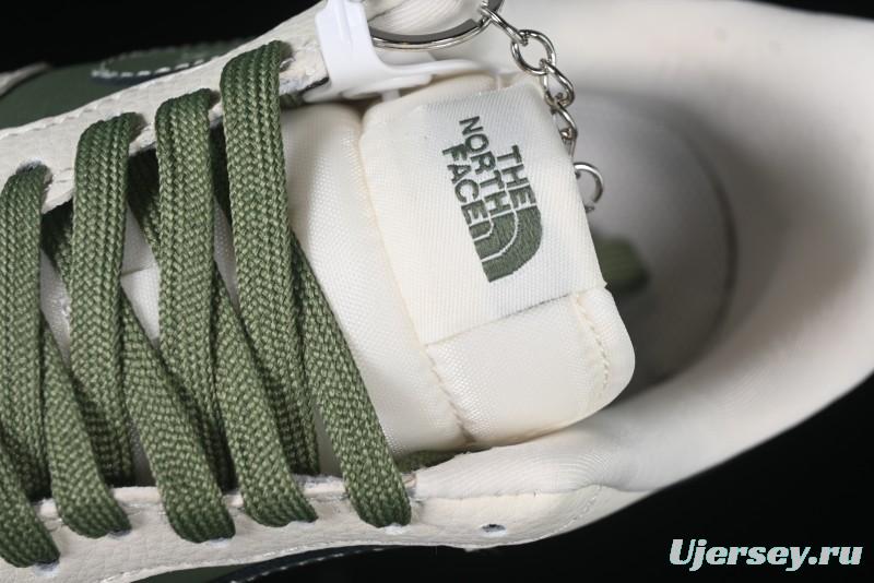 Nike Air Force 1 '07 Low The North Face Collaboration Beige Green Mini Swoosh Casual Sneakers - KK1988-043
