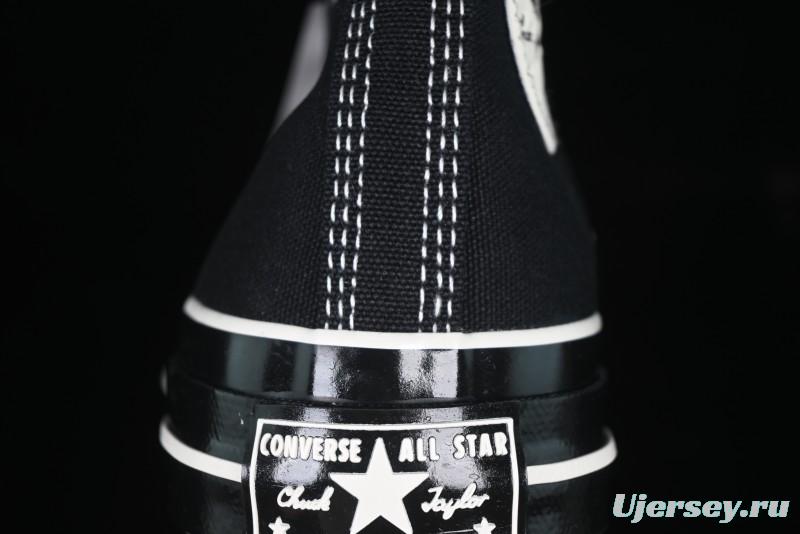 Converse Chuck 1970s High Top Canvas Sneakers with Star Stitch Design - A15743C