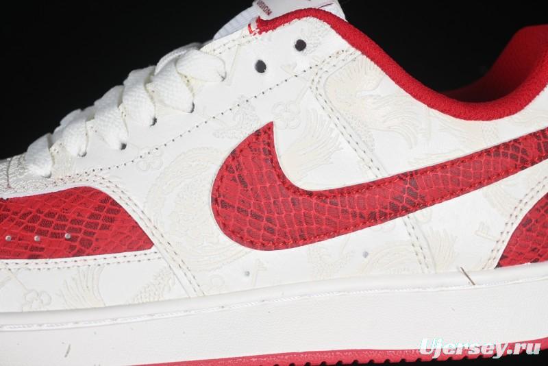 Nike Court Vision Lo 2025 Year of the Snake Theme Campus Casual Sneakers - CD5463-100