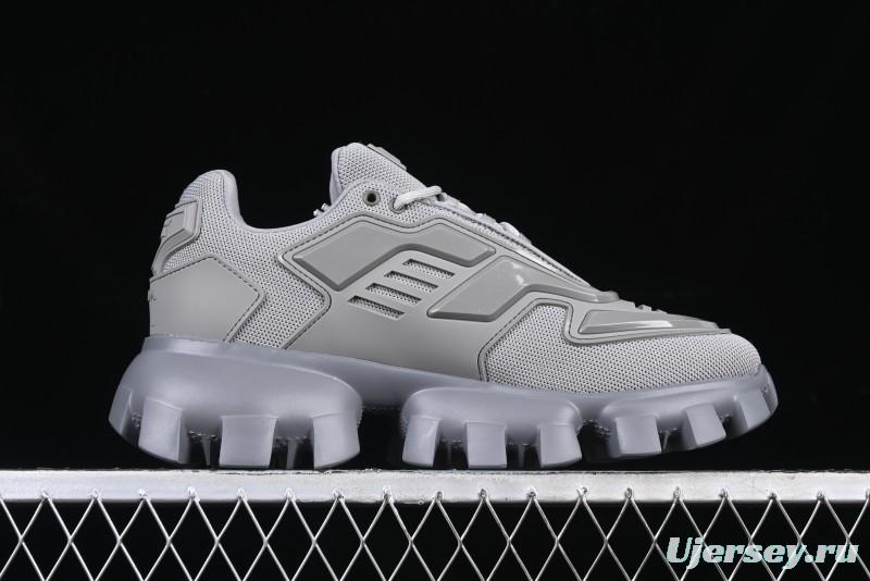 Prada Cloudbust Air Thunder Lifestyle Low-Top Sneakers with Anti-Slip and Wear-Resistant Design - 2EG293