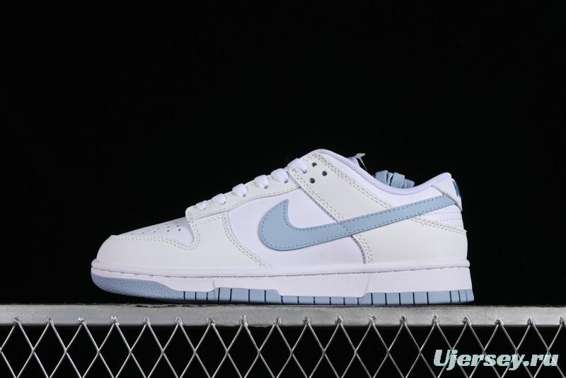 Nike SB Dunk Low Light Blue White Skateboarding Shoes - DV0831-109