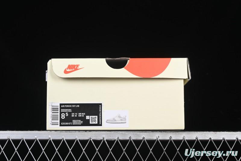 Nike Air Force 1 '07 Low Stussy Minimalist Grey Low-Top Casual Sneakers - XZ6188-672