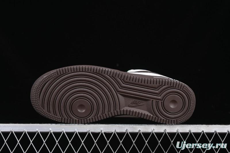 Nike Air Force 1 '07 Low Casual Sneakers with Full-Length Air Cushion - HQ3485-104