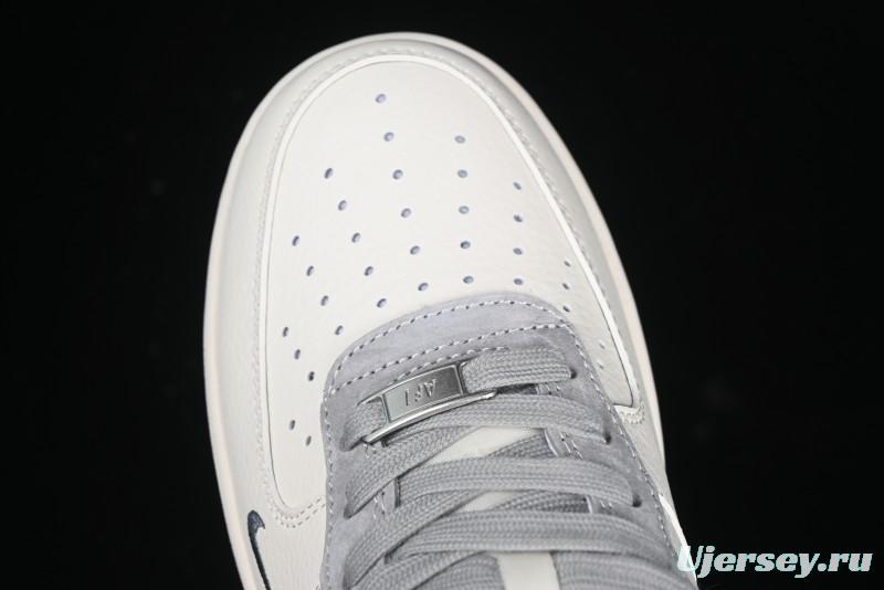 Nike Air Force 1 '07 Low The North Face Collaboration Beige Grey Check Grey Outsole Casual Sneakers - XZ6188-191