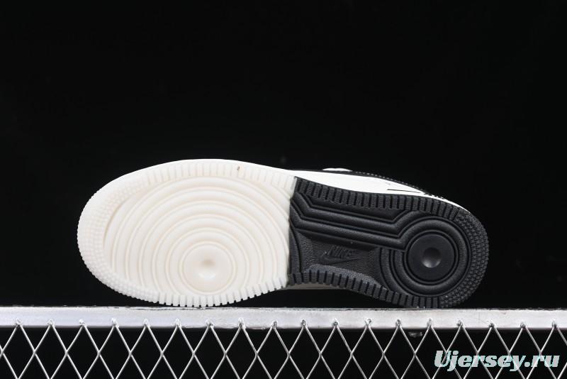 Nike Air Force 1 '07 Low Collaboration Sneakers with Black Stitch Dual-Color Sole - CH6336-515