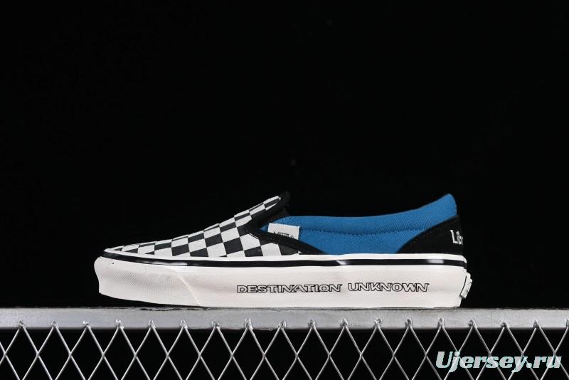 Vans Slip-On x Liberaiders Origami Checkerboard Low-Top Casual Sneakers - VN000V0SAPK