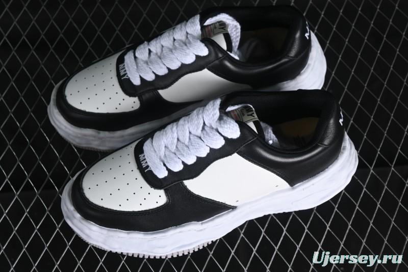 MMY Wayne Original Sole Leather Low Sneaker with Deconstructed Ice Cream Sole - W.E5