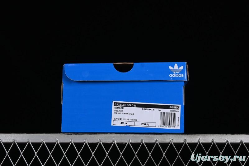 Adidas Originals Gazelle Bold IE0420 Low-Top Slip-Resistant Wear-Resistant Casual Sneakers - IE0420