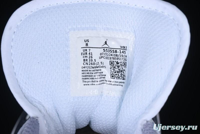 Nike Air Jordan 1 Low AJ1 Haze Purple Casual Lifestyle Sneakers - 553558-145