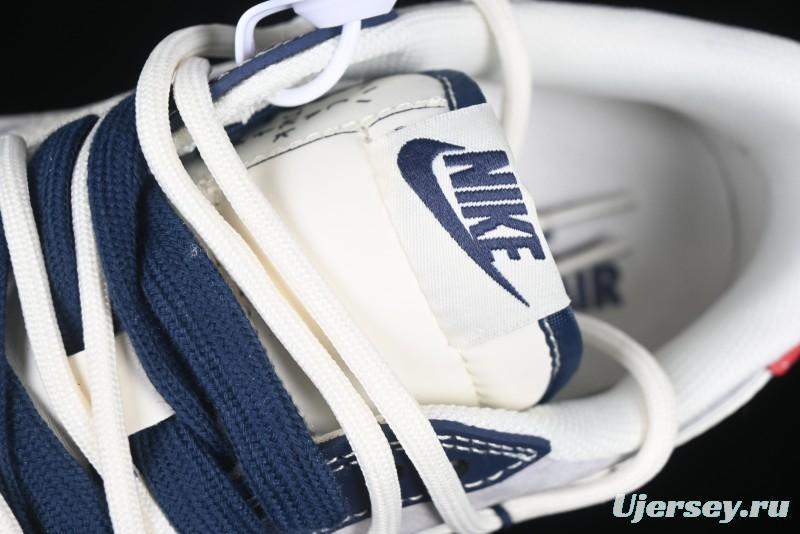 Nike Travis Scott x Fragment Design x Air Jordan 1 Low OG SP AJ1 Graffiti Drawstring Low-top Casual Sneakers - XS3186-203