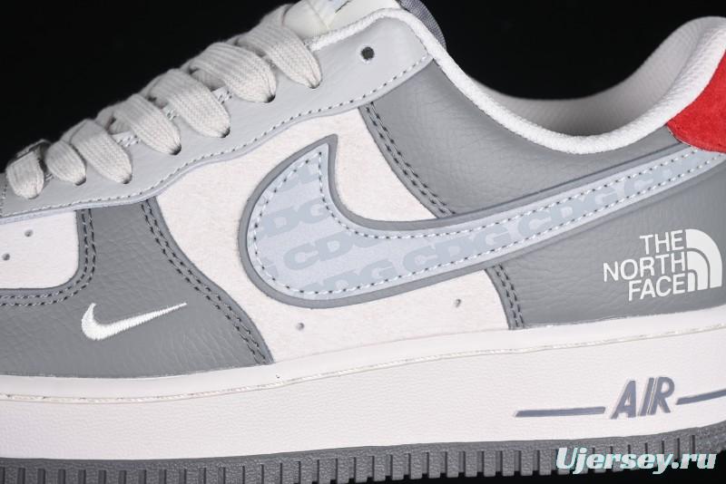 Nike Air Force 1 '07 Low The North Face x CDG Light Grey Casual Sneakers - DM6688-050