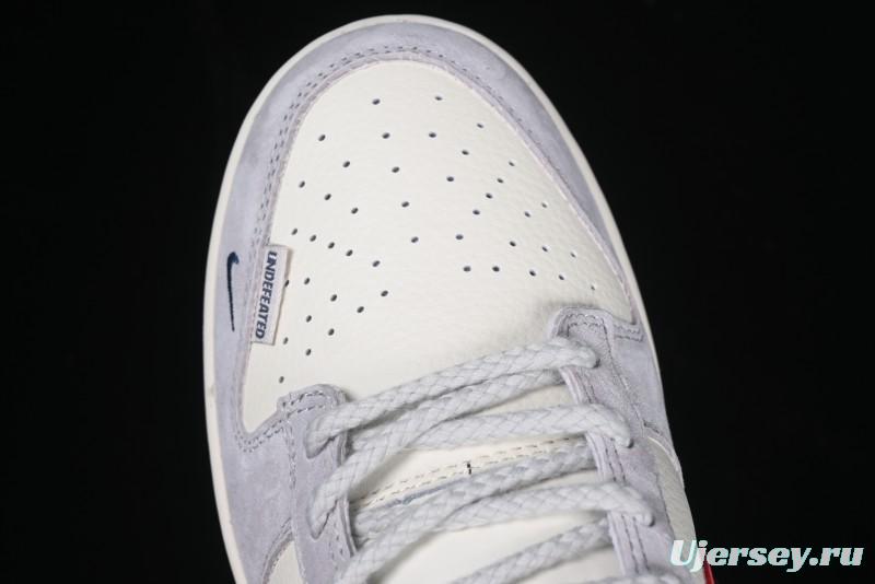 Nike SB Dunk Low UN Collaboration Anniversary Edition Custom Lifestyle Sneakers with Black Swoosh and Gum Sole - DM6868-032