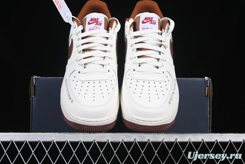 Nike Air Force 1 '07 Low Casual Sneakers with Full-Length Air Cushion - HQ7027-100