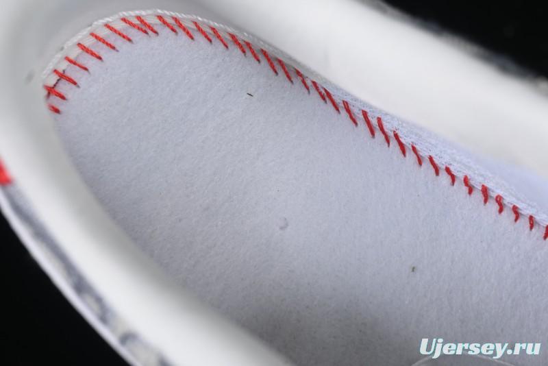 Nike Air Force 1 '07 Low Dior Collaboration - Grey Pattern Low-Top Casual Sneakers - DF0188-021