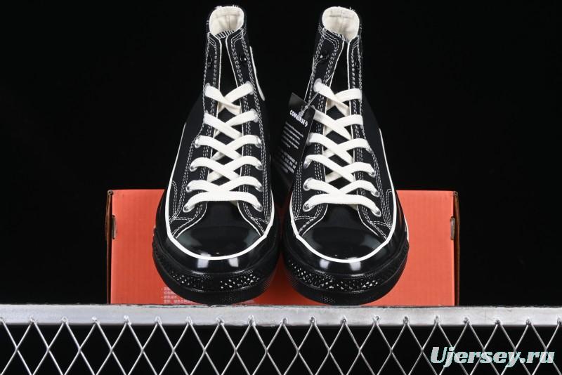 Converse Chuck 1970s High Top Canvas Sneakers with Star Stitch Design - A15743C