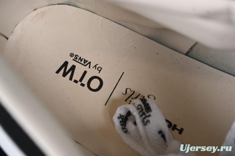 Vans HommeGirls x Vans Sk8-Mid Fashion Casual Mid-Top Canvas Sneakers with Bold Side Stripes - VN000NBNCJK