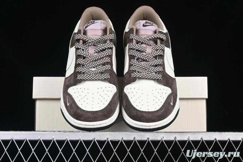Nike SB Dunk Low The North Face Collaboration Black Brown Anniversary High-End Custom Low-Top Casual Skate Shoes - DJ2024-058