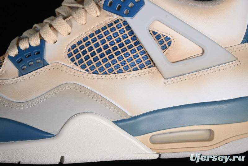 Nike Air Jordan 4 Retro Basketball Shoes Blastoise Collaboration - 308797-105