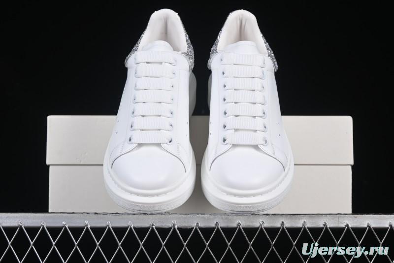 Alexander McQueen Oversized Sneakers with White Crystals - D.E5