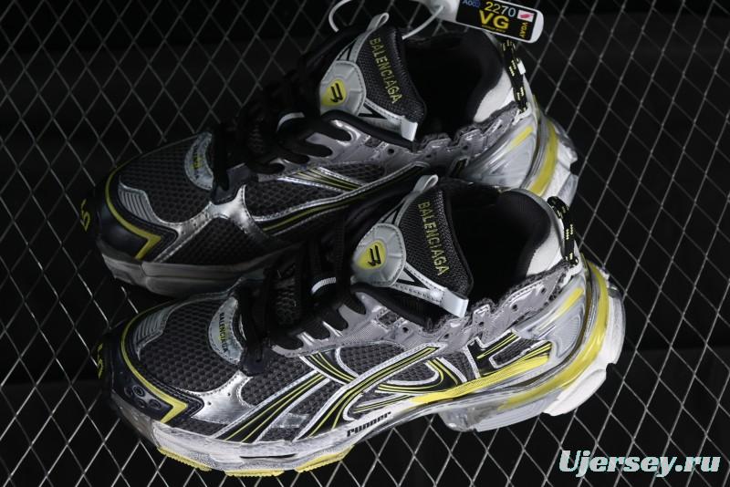 Balenciaga Runner Kith Four Color Retro Casual Sneakers - W3RMU1279