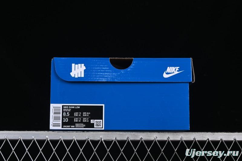 Nike SB Dunk Low x Undefeated Anniversary High-End Custom Low-Top Casual Skate Shoes - UN1697-666
