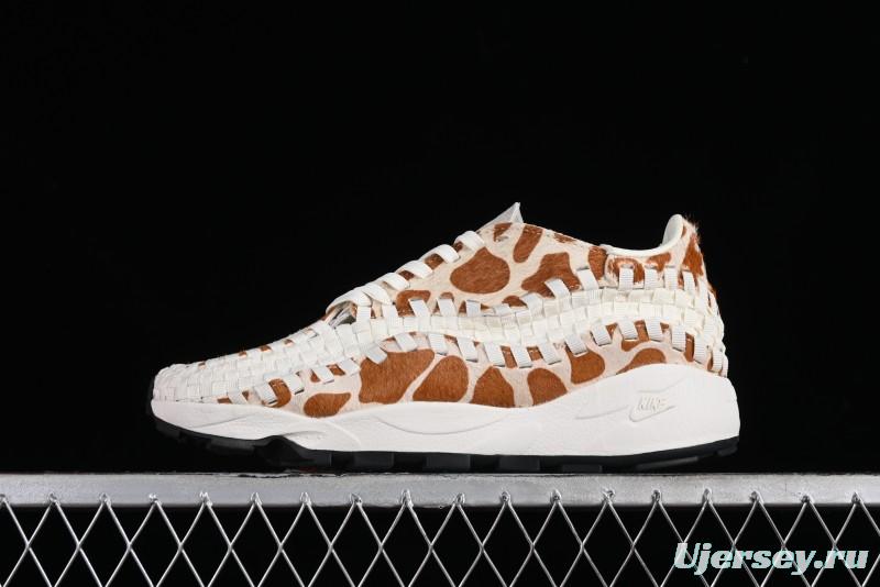 Nike Air Footscape Woven Asymmetrical Weave Slip-Resistant Low-Top Lifestyle Casual Shoes - FB1959-100