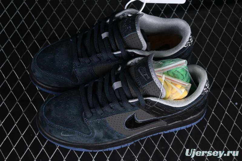 Nike Division Street Dunk Low "Oregon Black" Hidden Colorway Low-Top Casual Sneakers - HV1470-001