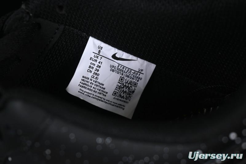 Nike Air Force 1 '07 Low Casual Sneakers with Black Splatter Design - ZH0316-046