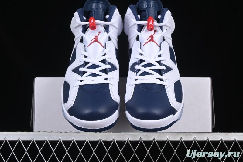 Nike Air Jordan 6 Retro "Olympic" Basketball Shoes - CT8529-164