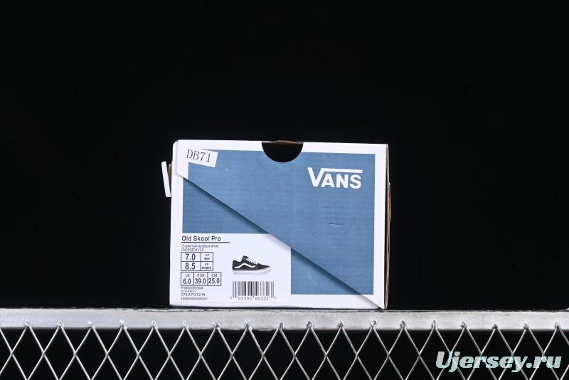 Vans Premium Old Skool Classic Black & White Low-Top Skate Shoes - VN000ZD4Y28