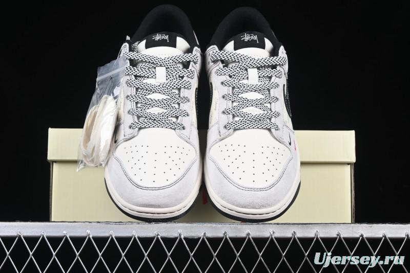 Nike SB Dunk Low Supreme Collaboration Anniversary Custom Low-Top Casual Sneakers - YX5066-220