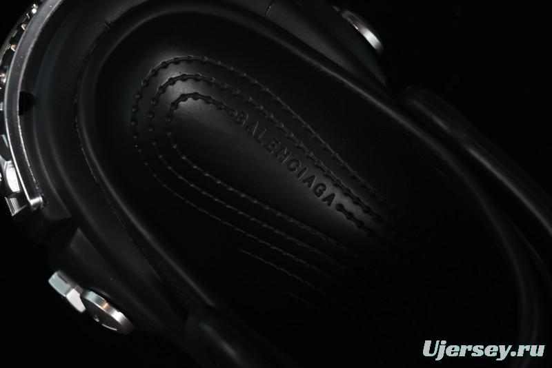 Balenciaga Hardcrocs Slide EVA Round Toe Ultra Thick Sole Clog Sandals - W1S8N1081