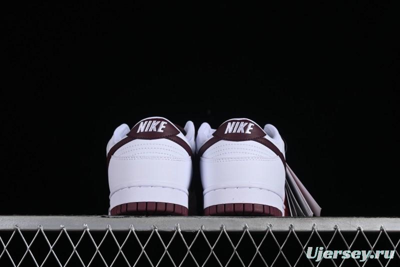 Nike SB Dunk Low White Red Colorway Low-Top Casual Skateboarding Shoes - DV0831-102