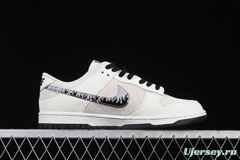 Nike SB Dunk Low UN Collaboration Anniversary Custom Sneakers with Black Swoosh - DJ2024-068