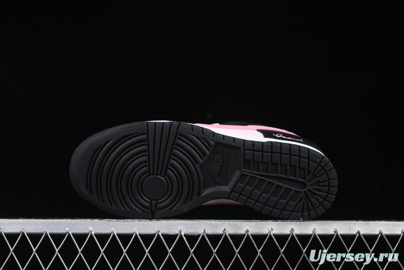 Nike SB Dunk Low Casual Skate Shoes in Blackberry Pink - CW1590-100