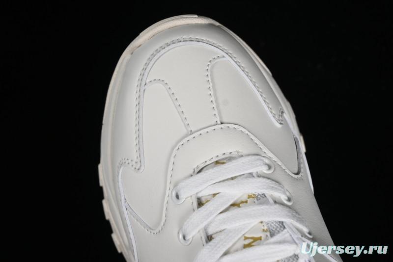 MLB Bigball Chunky Mono New York Yankees Height Increasing Thick Sole Casual Sneakers - 32SHCM01150I