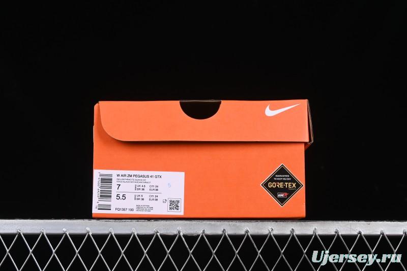 Nike Air Zoom Pegasus 41 GTX Lightweight Breathable Durable Running Shoes - FQ1357-100