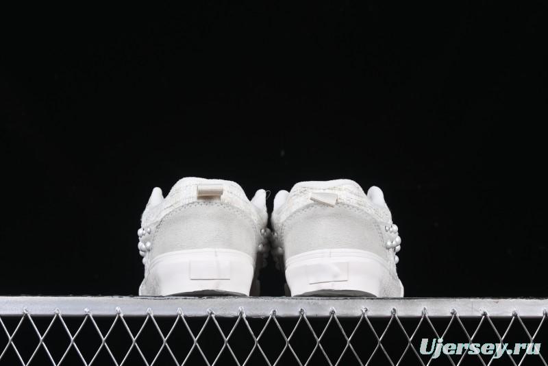 Vans Knu Skool Pearl White Chunky Sneakers with D-Ring Lacing System - VN000D22QC5