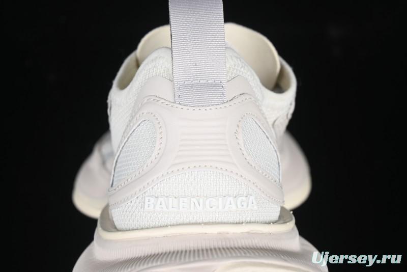 Balenciaga Circuit Lightweight Distressed Print Round-Toe Fashion Casual Sneakers - WFLGY2000