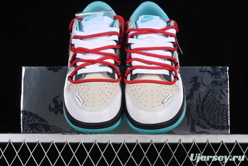 Nike Dunk Low Panda Prank CNY Year of the Dragon Limited Edition SB Low-top Casual Sneakers - DV0831-101