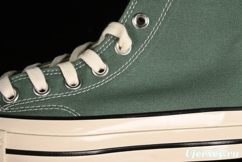 Converse Chuck 1970s High Top Casual Canvas Sneakers in Pine Green - A06521C