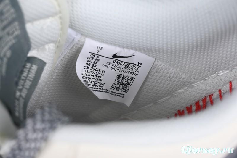 Nike Air Force 1 '07 Low Stussy Collaboration Beige Grey Embroidered Swoosh Low-Top Casual Sneakers - DM6688-003