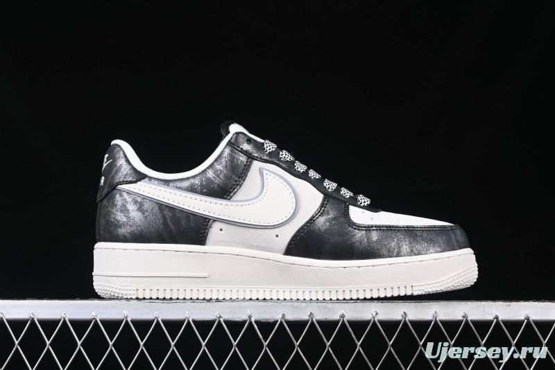 Nike Air Force 1 '07 Low The North Face Collaboration - Leather Graffiti Casual Sneakers - DM6688-008