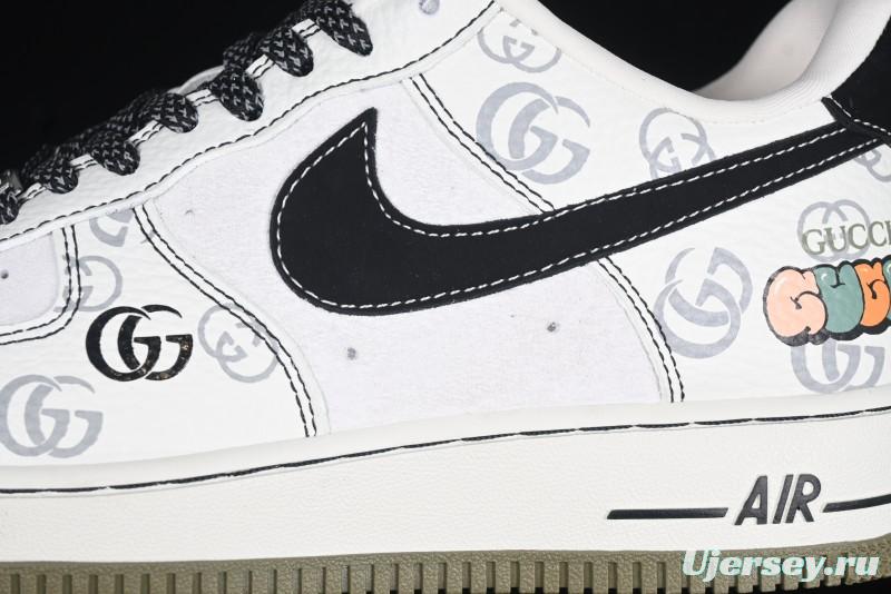 Nike Air Force 1 '07 Low Gucci Collaboration Classic Pattern Low-Top Casual Sneakers - CH6336-516