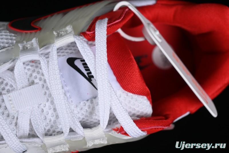 Nike Runtekk V2K Retro Low-Top Running Shoes with Cushlon Midsole and Distressed Effect - HF0120-100