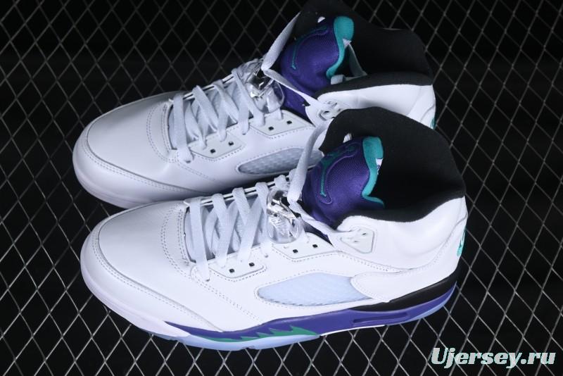 Nike Air Jordan 5 OG "Grape" Retro Basketball Shoes - HQ7978-100
