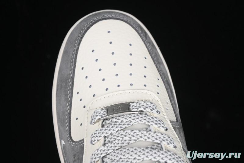 Nike Air Force 1 '07 Low Stussy Minimalist Grey Low-Top Casual Sneakers - XZ6188-672